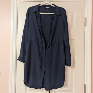 Dark Blue Shear Dress M